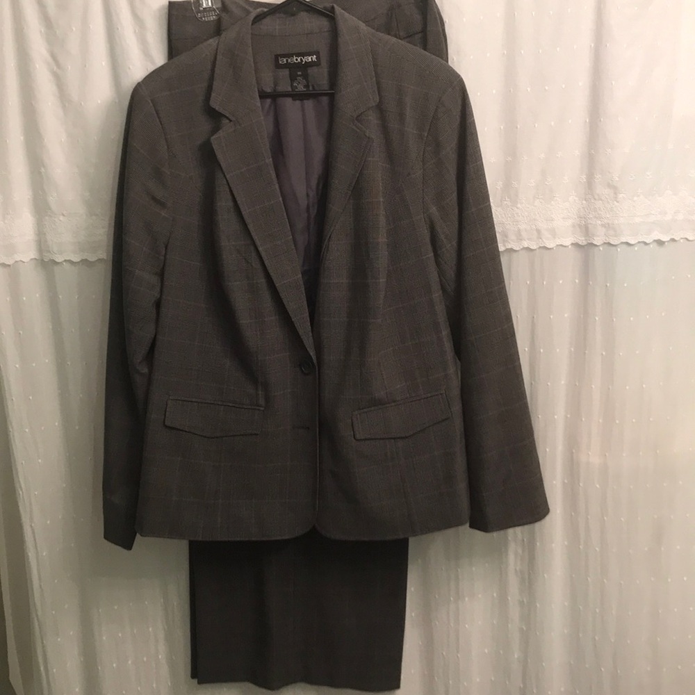 Lane Bryant Plaid Business Suit